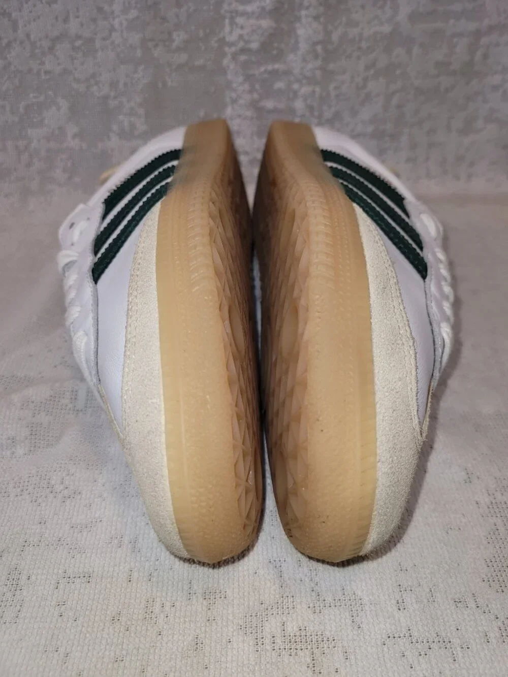 Adidas Men’s Samba OG Originals Size 9 White Collegiate Green Gum JS3831 Shoes - Picture 12 of 16